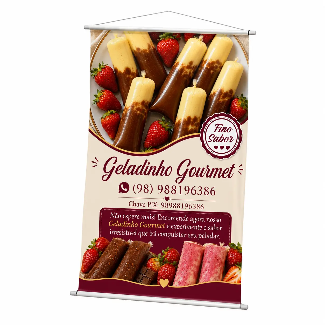 Banner em Lona 55x90cm