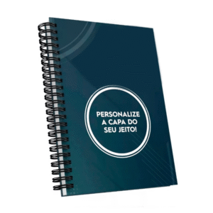 Caderno A5 Capa Dura com 100 Folhas