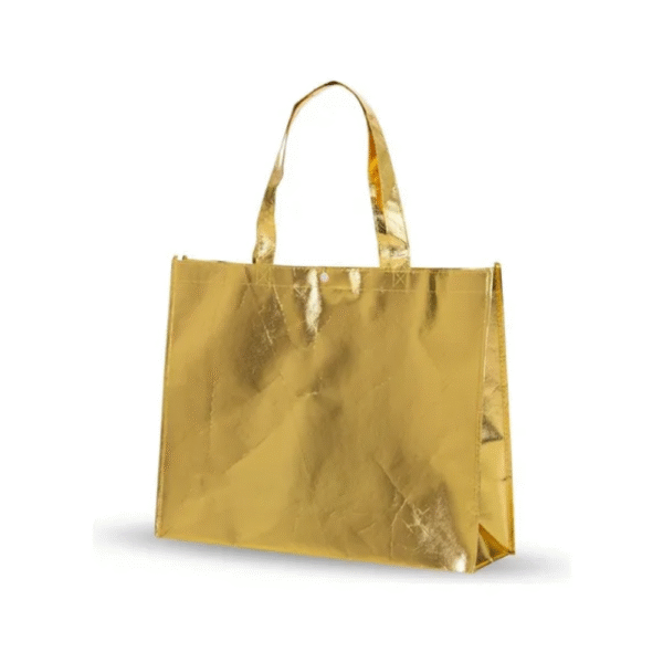 Sacola TNT Metalizada 45x35cm com Botão - Imagem 3